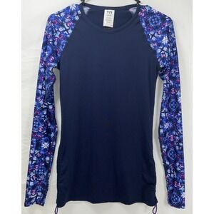 NWOT Women's TYR Santa Cruz Belize Long Sleeve Rashguard Swim Top Small